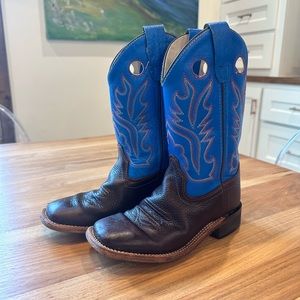 Old west kids boots, size 13 1/2